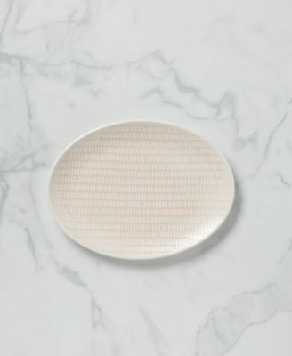 Lenox Textured Neutrals Dobby Oval Platter