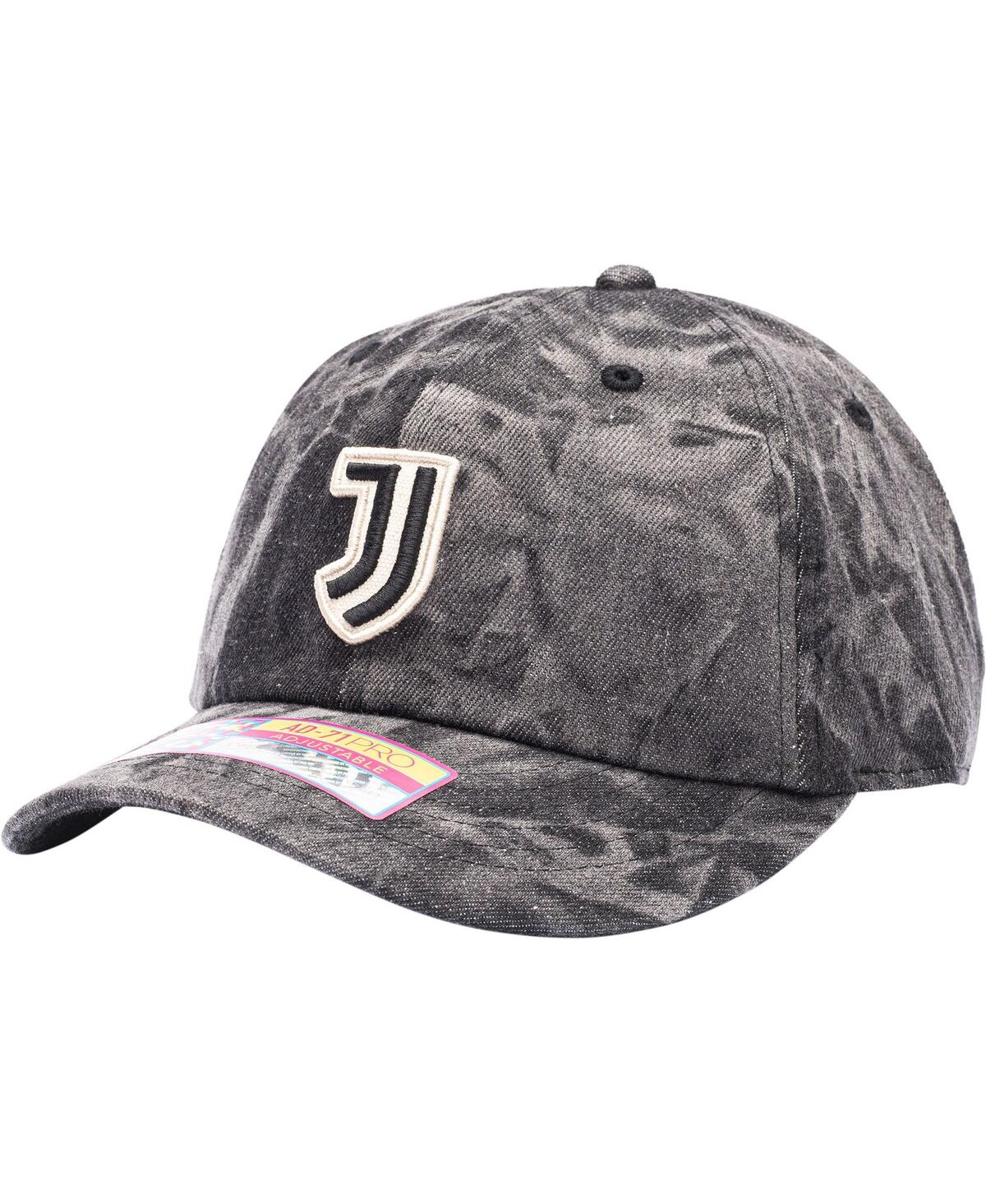 Shop Fan Ink Men's Black Juventus Club Ranch Adjustable Hat