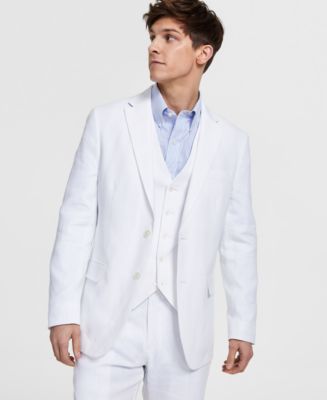 Tommy Hilfiger Men's Modern-Fit Flex Stretch Linen Suit Jacket - Macy's