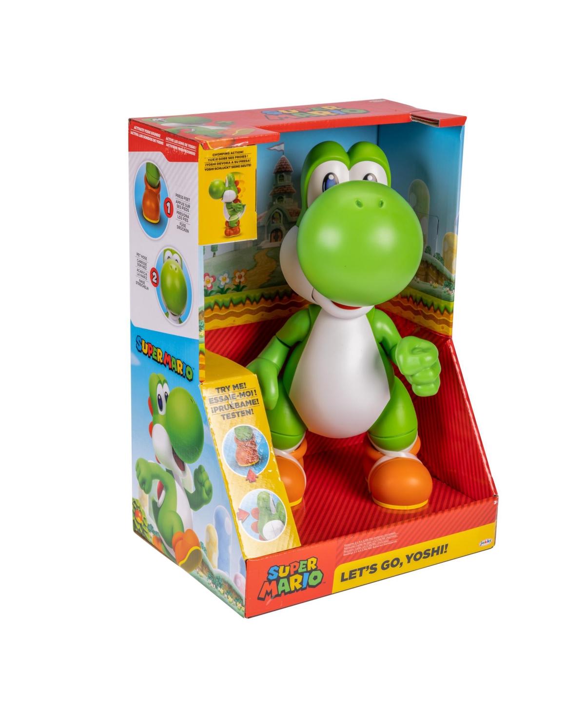 Super Mario Let's Go, Yoshi Figure In Multicolor