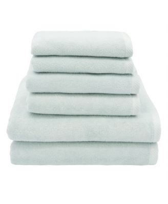 Ediree Turkish Cotton 6 Piece Bath Towel Set