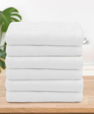 Ediree Turkish Cotton 6 Piece Fingertip Towels Set