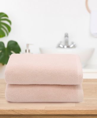 Ediree Turkish Cotton 2 Piece Hand Towels Set