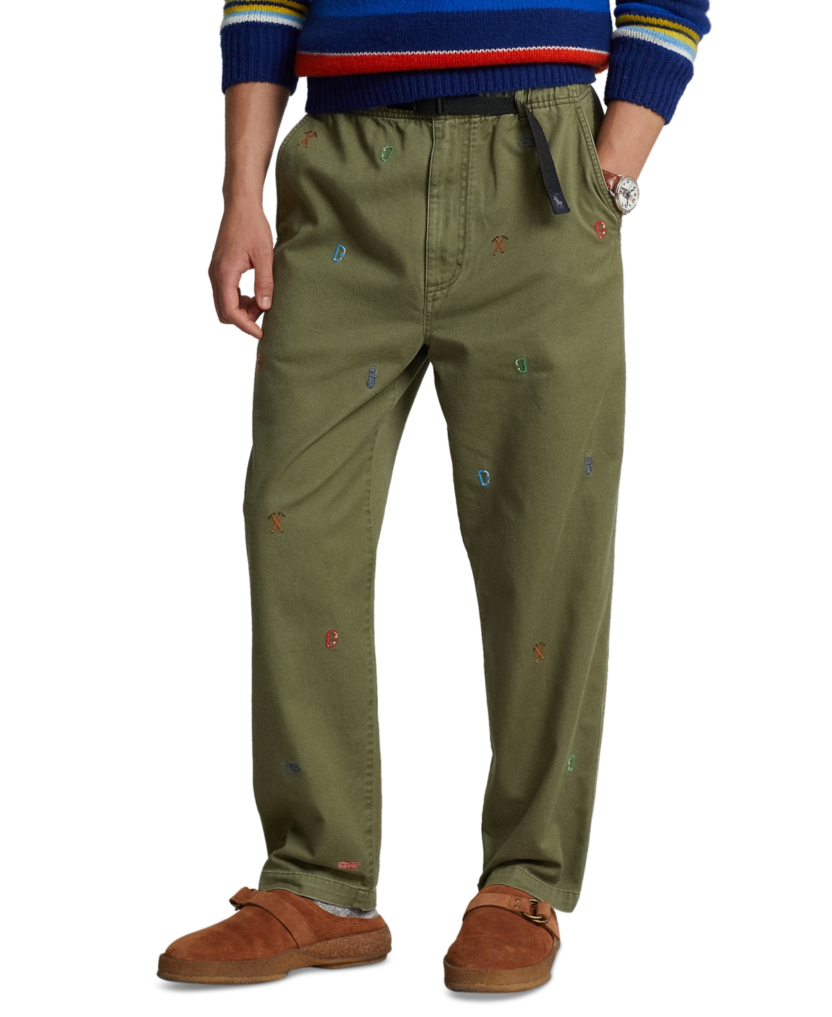 Polo Ralph Lauren Men's Relaxed Fit Twill Hiking-inspired Pants In Dark ...
