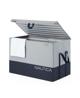 Nautica Folded Large Storage Trunk with Lid Block