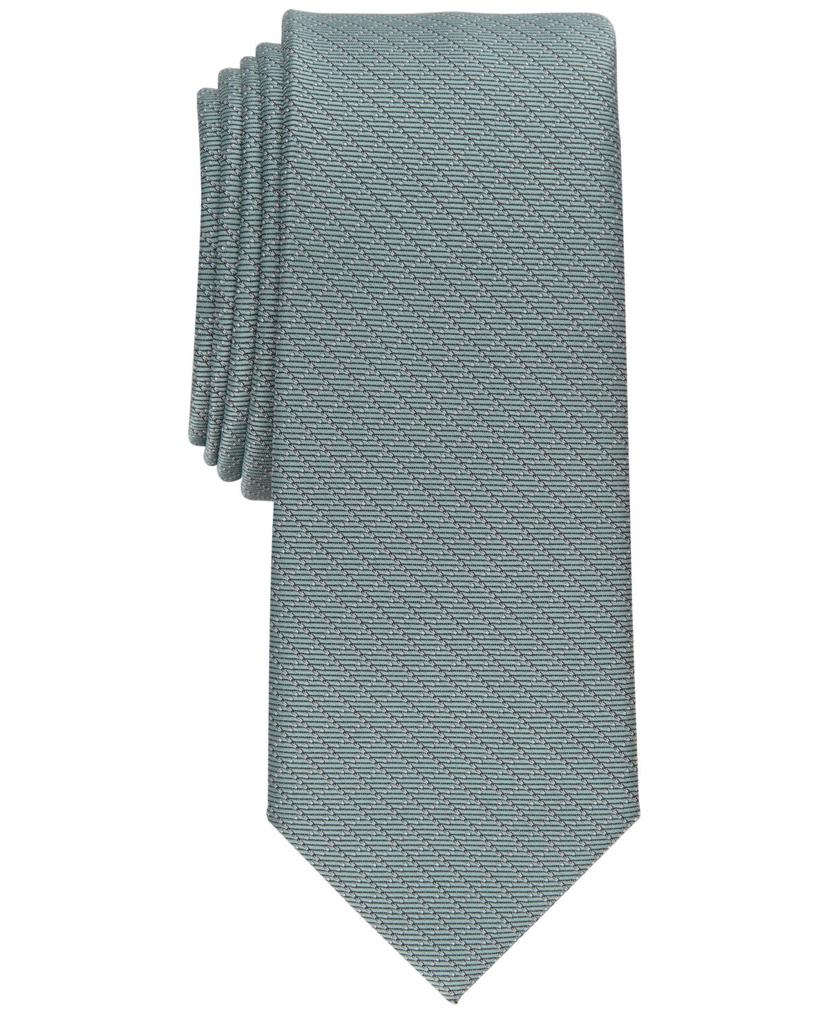 Alfani Men's Oakdale Slim Tie, Created For Macy's In Green