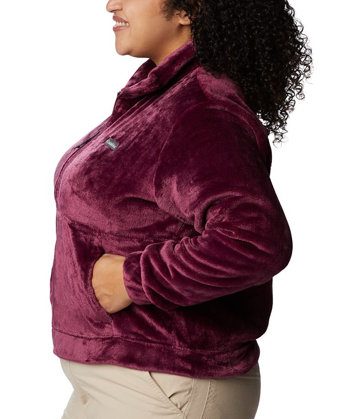 Columbia Plus Size Fireside ZipFront Fuzzy Jacket & Reviews