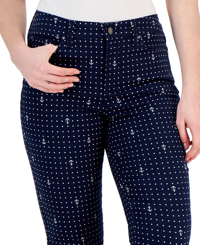 Karen Scott Women's Plus Stretch Tummy Control Capri Pants Black Size 22W