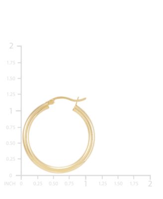 Giani Bernini Polished Tube Hoop Earrings, 30mm, Created for Macy's