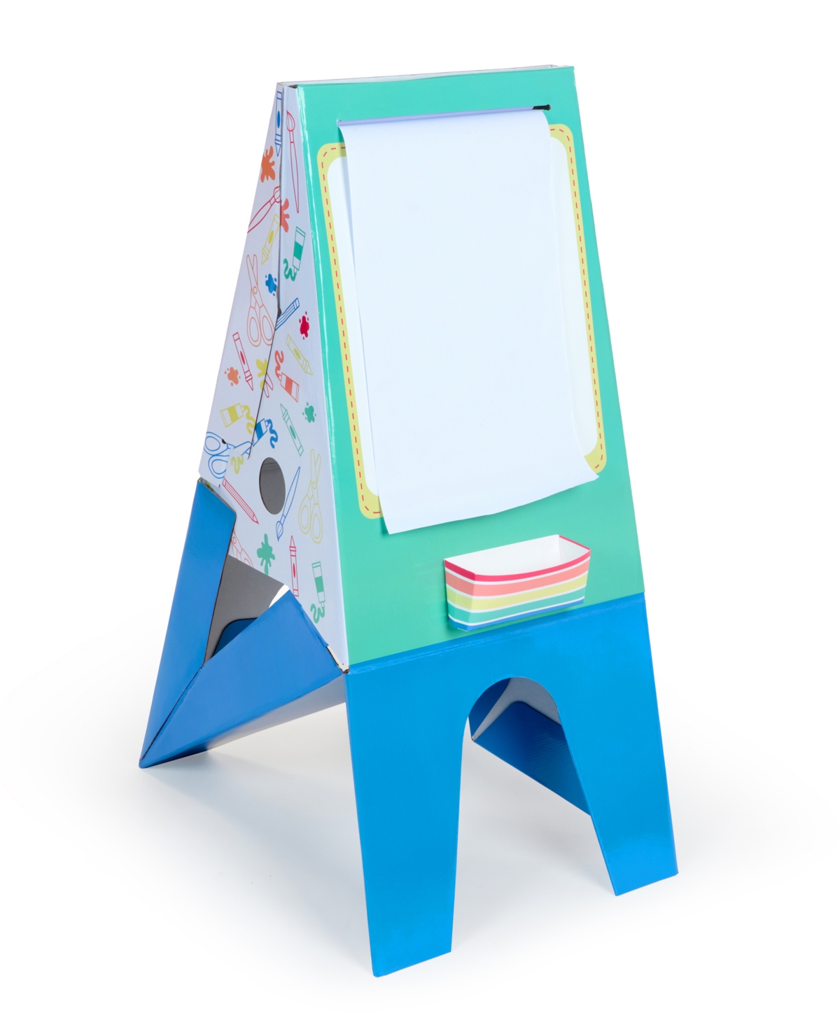 Pop2play 2 In 1 Easel Set In Multicolor