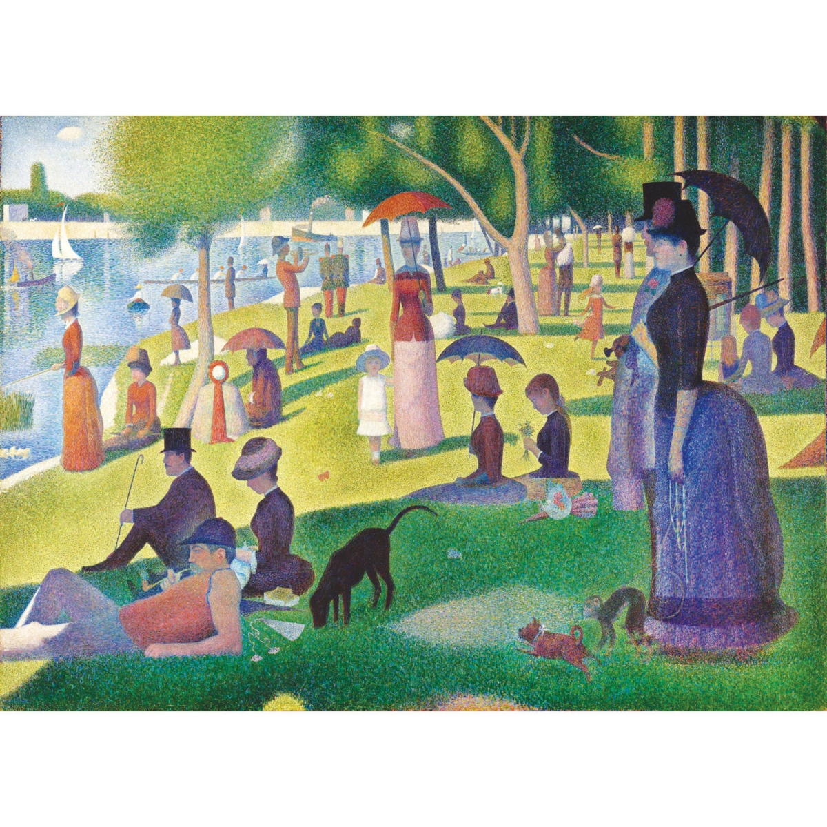 Masterpieces 1000 Piece Puzzle Sunday on La Grande Jatte for Adults
