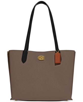 COACH Signature Coated Canvas Willow Saddle Bag with Interchangeable  Leather and Web Strap - Macy's