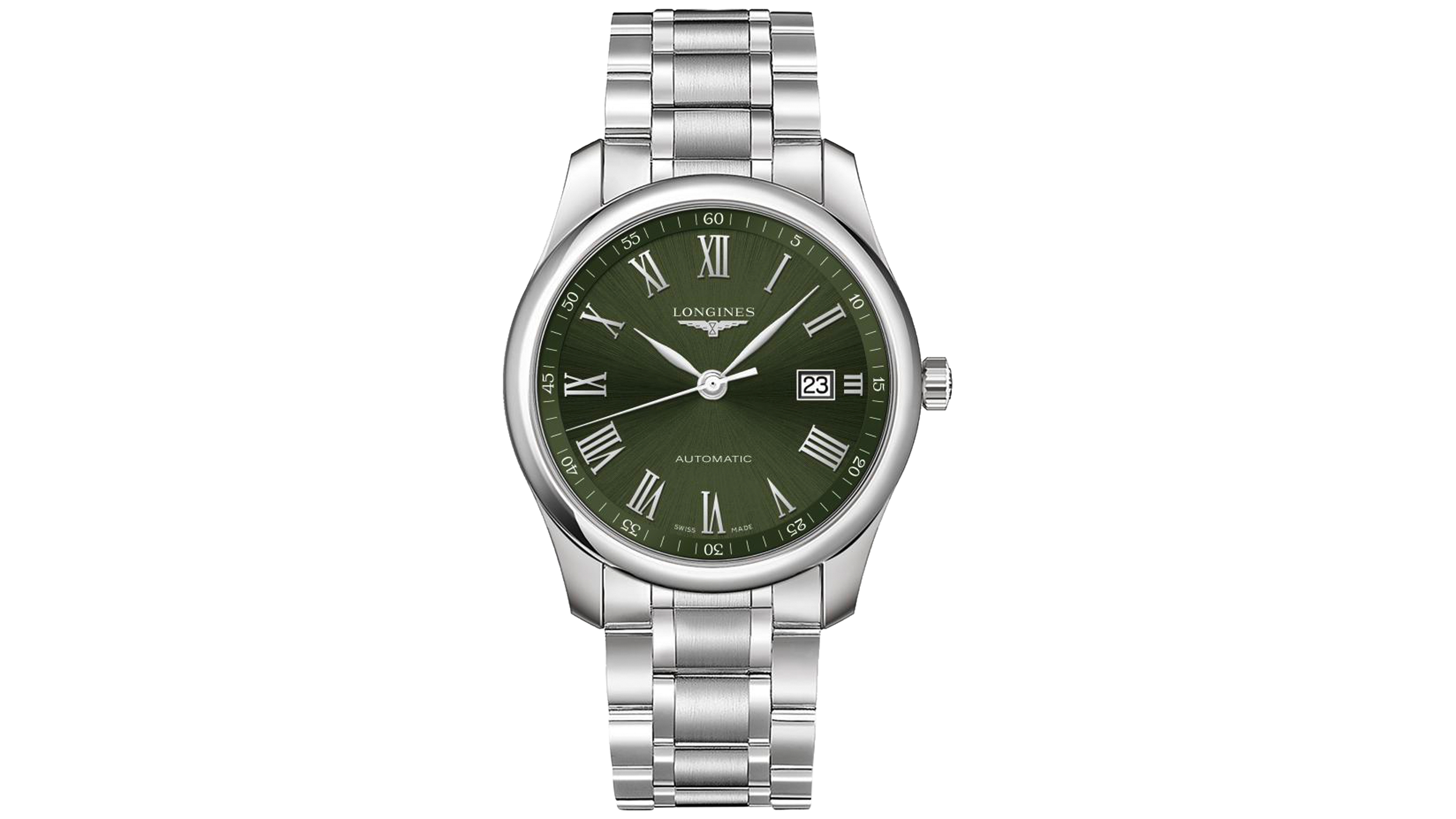 Longines Men's Swiss Automatic Stainless Steel Bracelet Watch 40mm