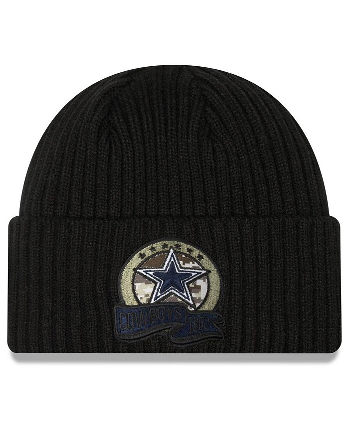 New Era Big Boys Black Dallas Cowboys 2022 Salute To Service Knit Hat -  Macy's