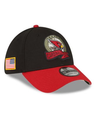 Men's Black, Cardinal Arizona Cardinals 2022 Salute To Service 39THIRTY Flex Hat