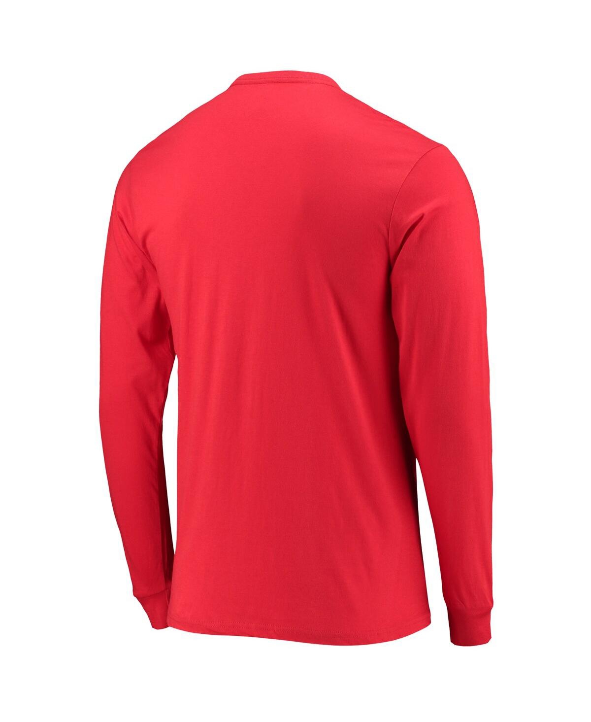 Starter Red Atlanta Falcons Halftime Long Sleeve T-shirt In Red