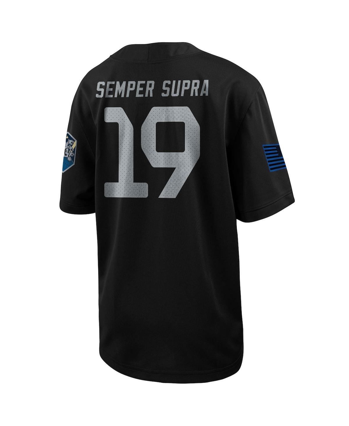Big Boys Nike #19Air Force Falcons Space Force Rivalry Alternate Game Football Jersey - Black