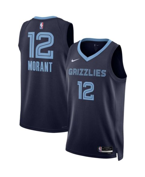 Топ Nike Ja Morant Memphis Grizzlies Swingman Jersey, цвет: Тёмно-синий