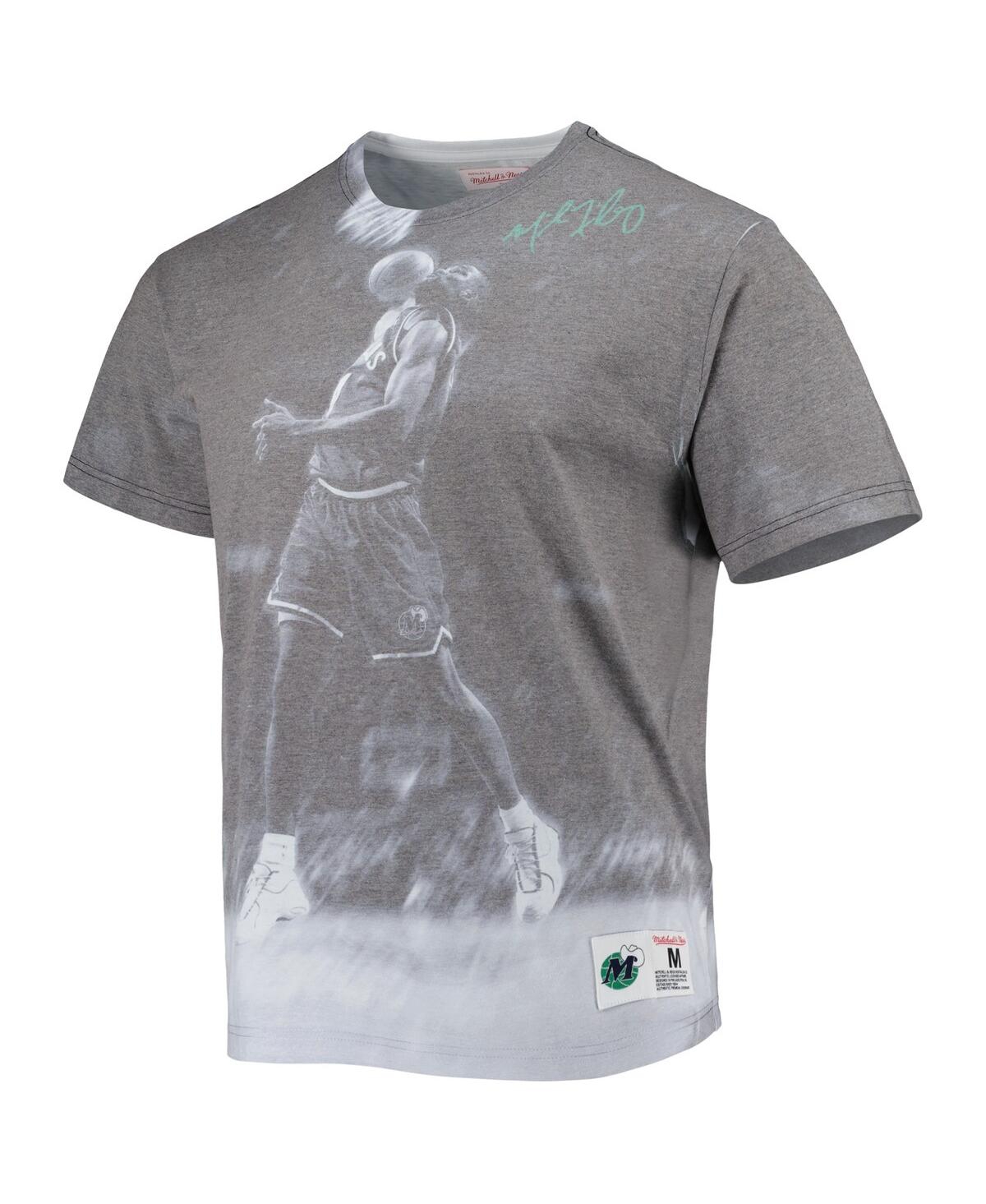 Mitchell & Ness Men's  Michael Finley Gray Dallas Mavericks Above The Rim Sublimated T-shirt In Gray
