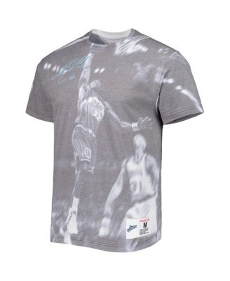 Men's Karl Malone Gray Utah Jazz Above The Rim Sublimated T-shirt