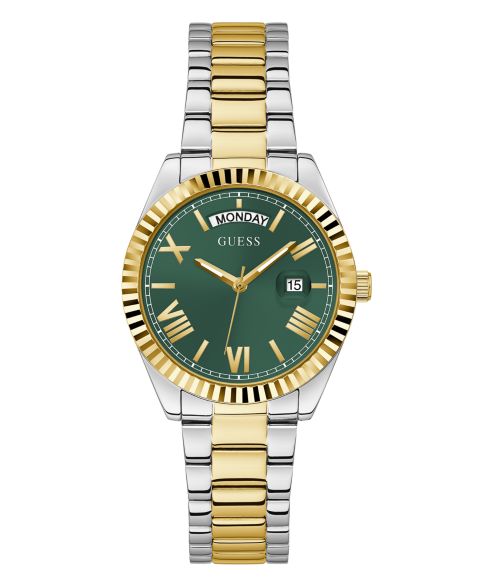 Женские часы-браслет Guess из стали двух тонов, 36 мм