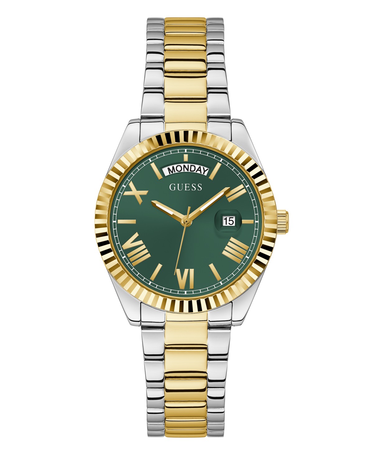Женские часы-браслет Guess из стали двух тонов, 36 мм — фото 2