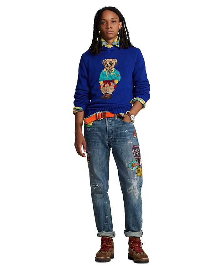Polo bear hooded store sweater