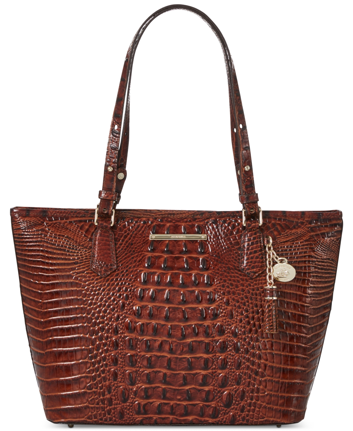 BRAHMIN MEDIUM ASHER MELBOURNE LEATHER TOTE