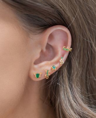 Women's Emerald Rainforest Stud Set
