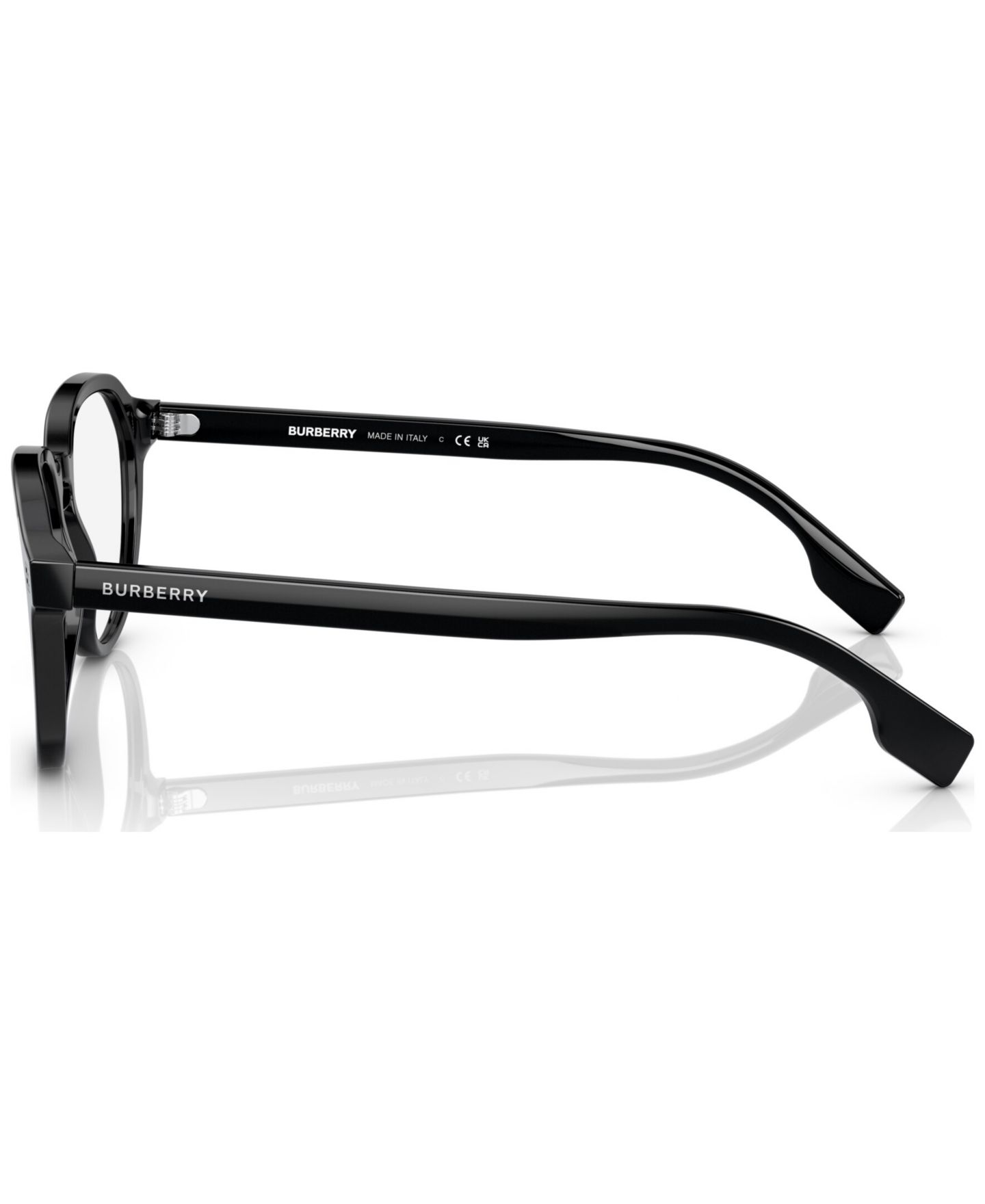 Мужские очки Burberry Man Panthos Plastic BE2368 Archie Eyeglasses, цвет: Чёрный — фото 4