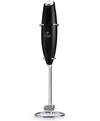 Zulay Kitchen Double Whisk Milk Frother - Black