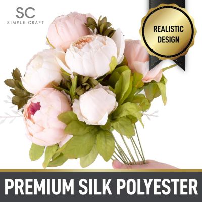 Peony Flowers Artificial for Decoration