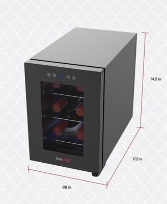 IonChill 6-Bottle Wine Cooler 13-Liter Mini Fridge