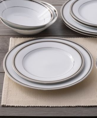 Austin Platinum Set of 4 Dinner Plates, 10.50"