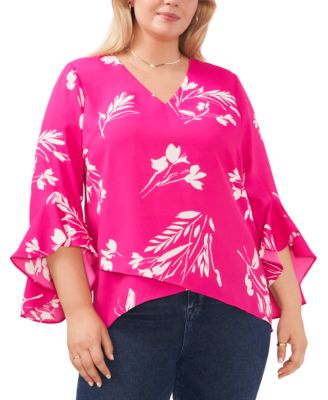 macy's plus size tops clearance