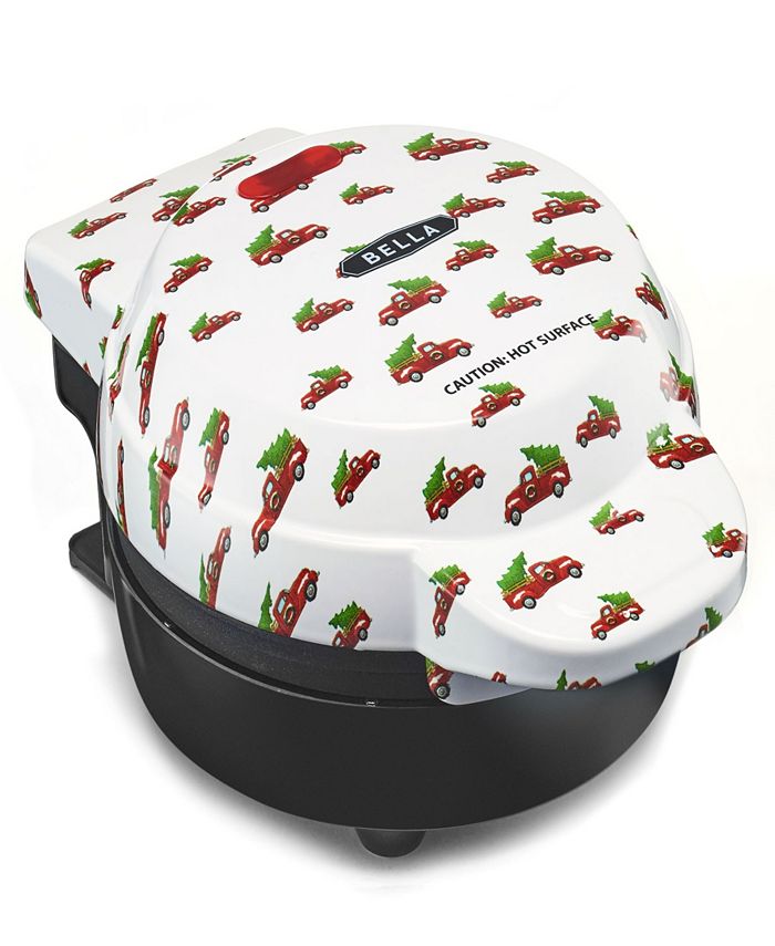Bella Printed Mini Waffle Maker White Christmas Macy's