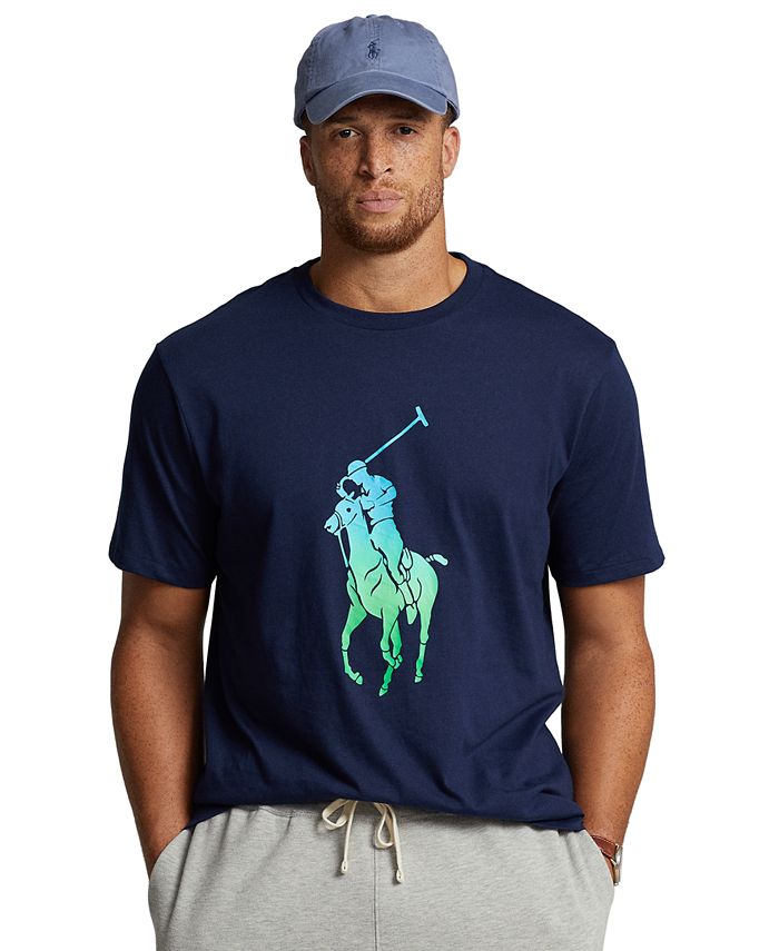 Polo Ralph Lauren Men's Big & Tall Big Pony Jersey T-Shirt & Reviews - T- Shirts - Men - Macy's