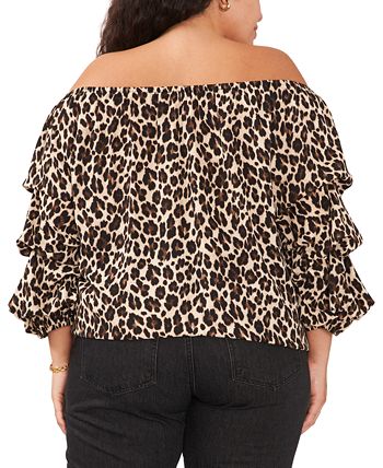 Vince camuto animal print top online