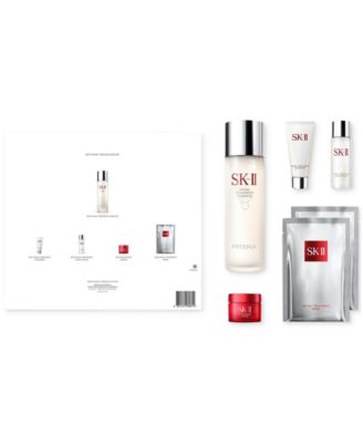 SK-II 6点セット Amazon.com : SK-II Pitera 6-Piece Set (Cleanser 0.57 Oz +