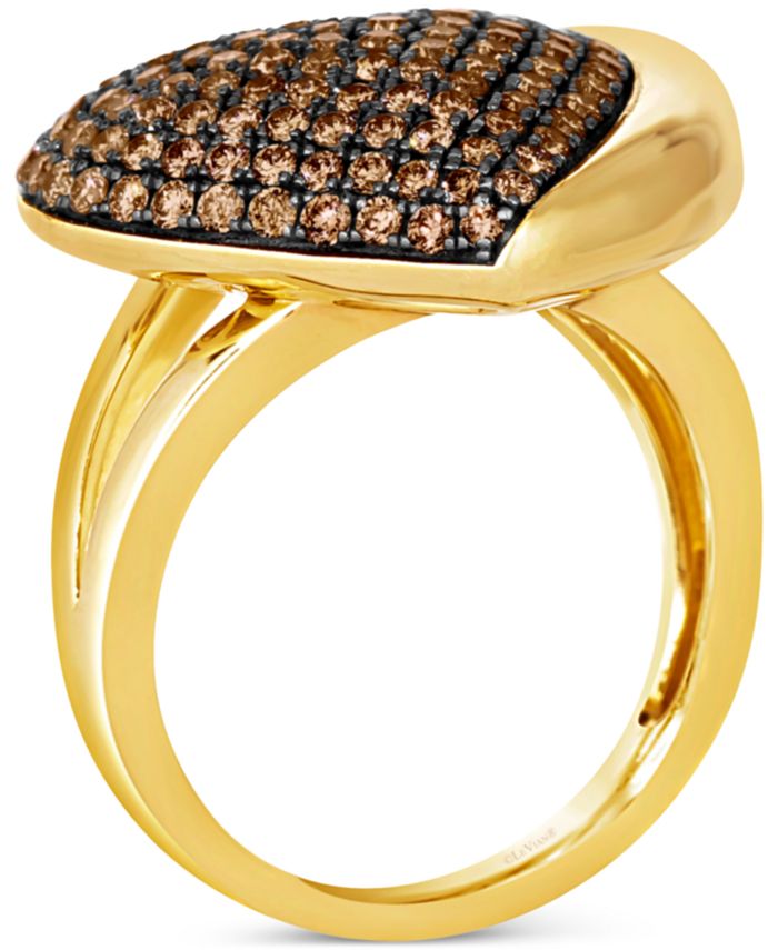 Le Vian GODIVA x Le Vian® Chocolate Diamond Heart Ring (11/5 ct. t.w