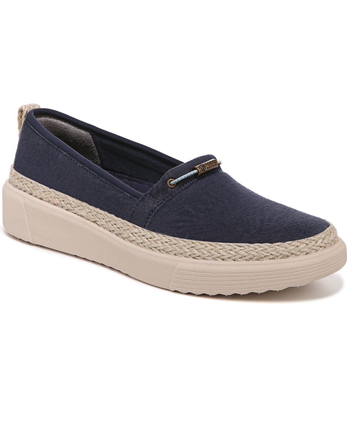 Bzees Premium Maui Washable Slip-ons In Navy Fabric