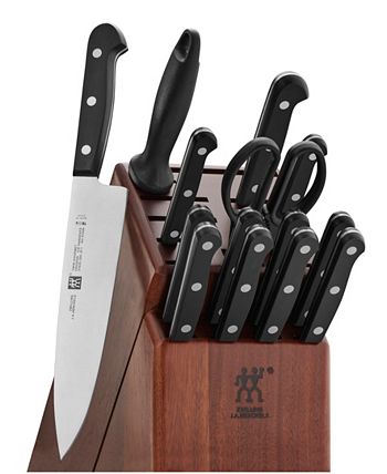 ZWILLING Twin Gourmet 9-Piece Stainless Steel Steak Knife Block Set  39123-800 - The Home Depot