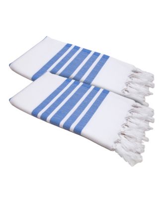 Herringbone Pestemal 100% Turkish Cotton 2-Pack Beach Towels