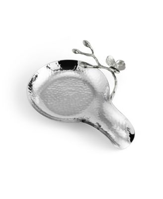 White Orchid Spoon Rest