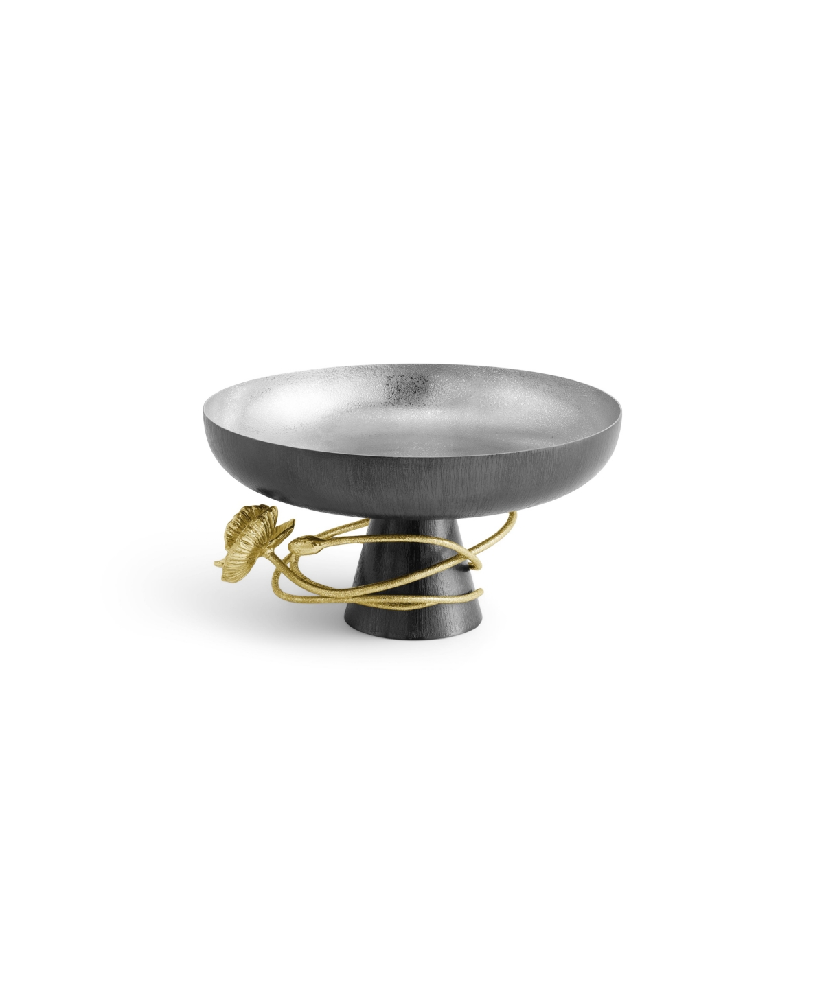 Michael Aram Anemone Fruit Bowl In Silver-tone