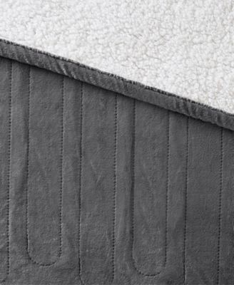 Electric Reversible Plush to Berber Throw, 60'' x 70''