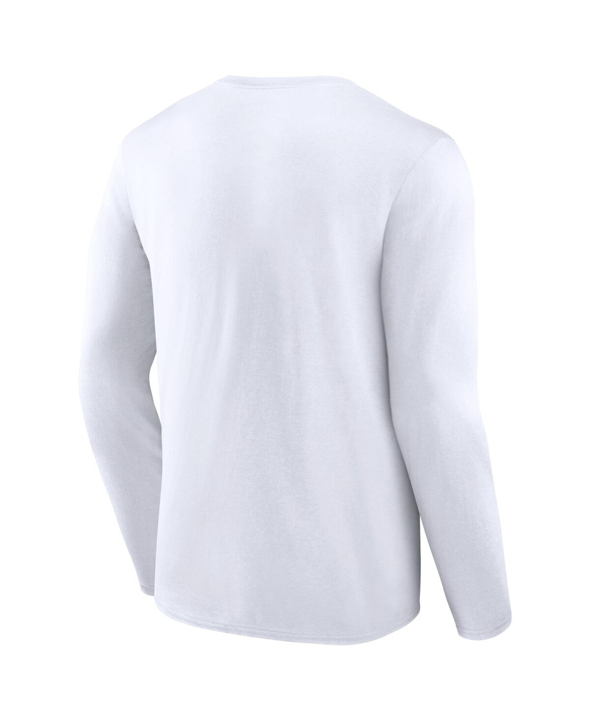 Men's FanaticsHouston Astros 2022 American League Champions Locker Room Long Sleeve T-shirt - White