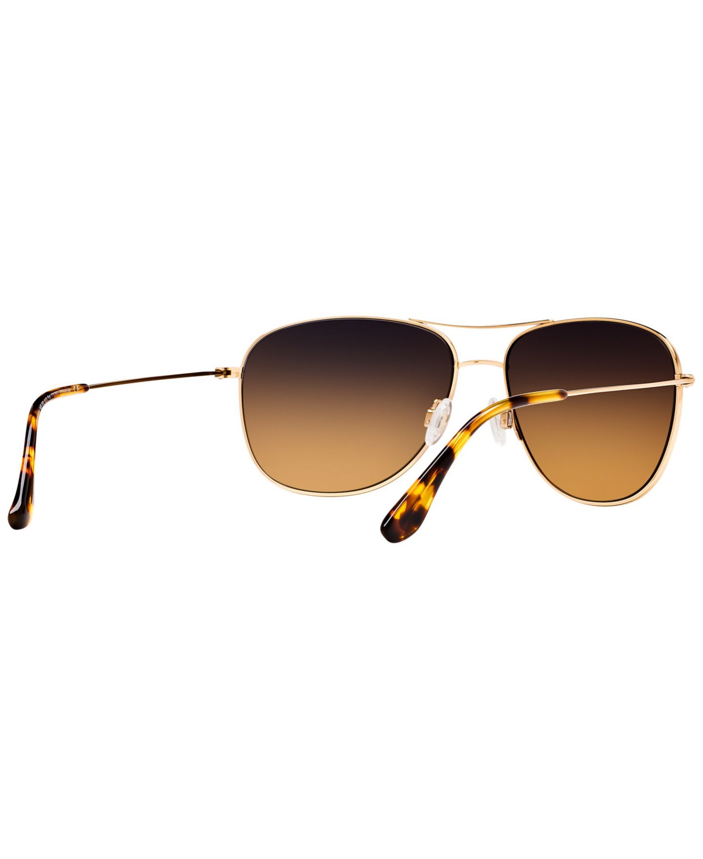 Женские солнцезащитные очки Maui Jim Polarized Cliffhouse Sunglasses, MJ000360, цвет: Золотой / Коричневый — фото 9