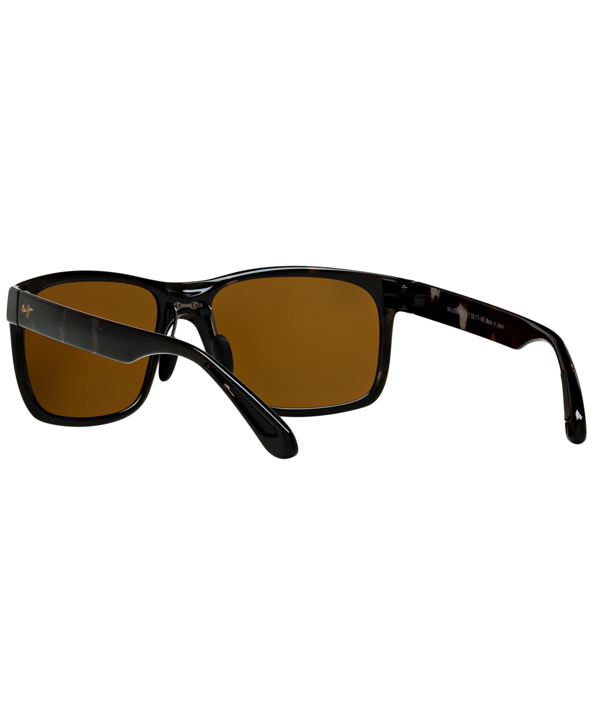 Maui Jim Red Sands Polarized Sunglasses , 423 In Tortoise Black,bronze Mirrored Polarized