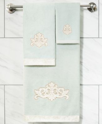 Turkish Cotton May Embellished 2-Pc. Hand Towel Set